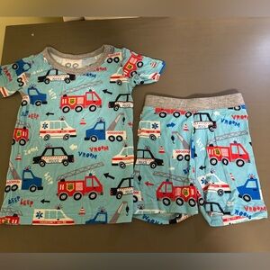 Little Sleepies To The Rescue Size 12-18 months SS 2 piece PJ set